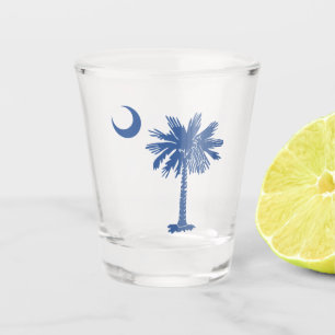 Verre A Shot Drapeau de la Caroline du Sud