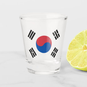 Verre A Shot Drapeau de la Corée du Sud (ROK)