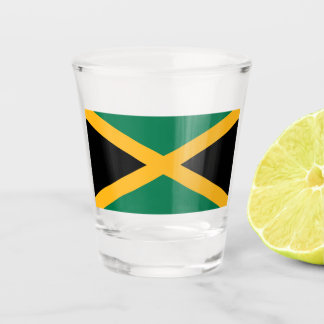 Verre A Shot Drapeau de la Jamaïque