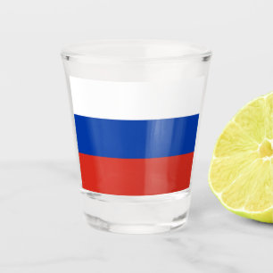 Verre A Shot Drapeau de la Russie