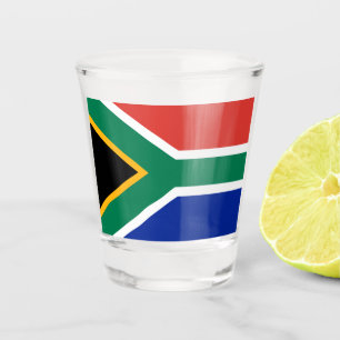Verre A Shot Drapeau de l'Afrique du Sud