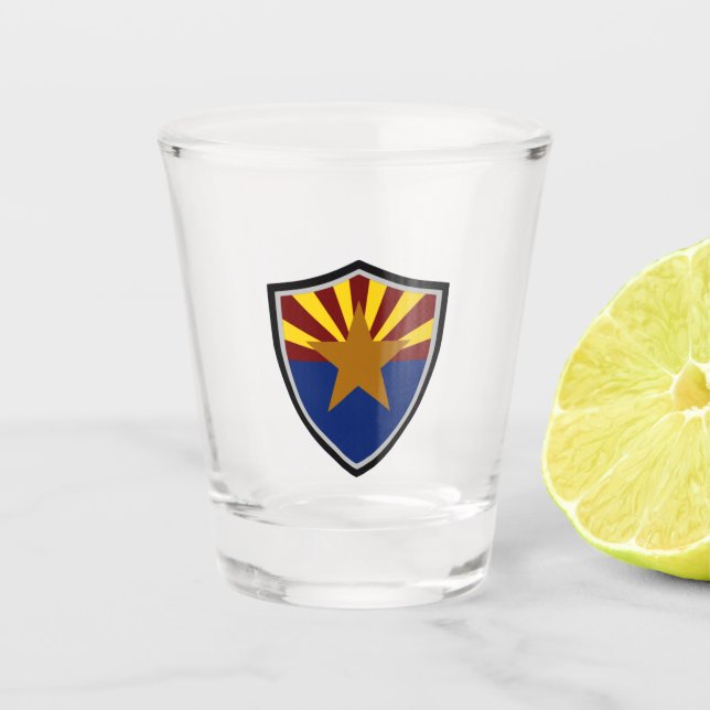 Verre A Shot Drapeau de l'Arizona (Devant)