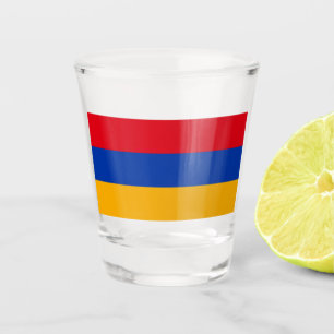 Verre A Shot Drapeau de l'Arménie