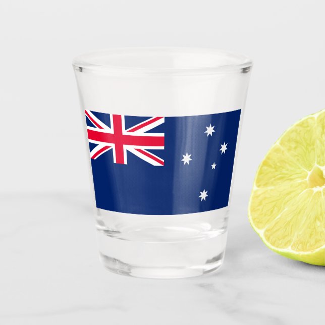 Verre A Shot Drapeau de l'Australie (Devant)