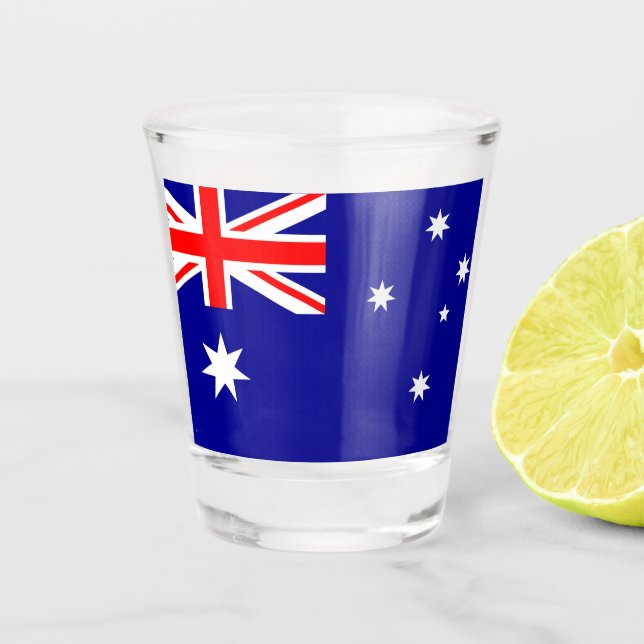 Verre A Shot Drapeau de l'Australie (Devant)