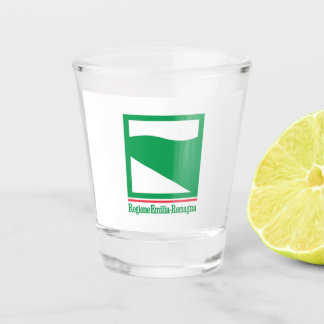 Verre A Shot Drapeau de l'Émilie-Romagne (Italie)