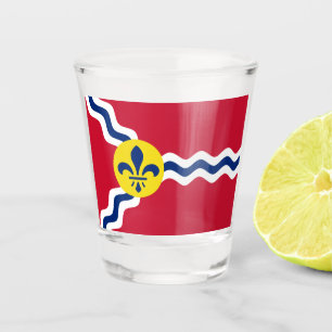 Verre A Shot Drapeau de Saint-Louis, Missouri