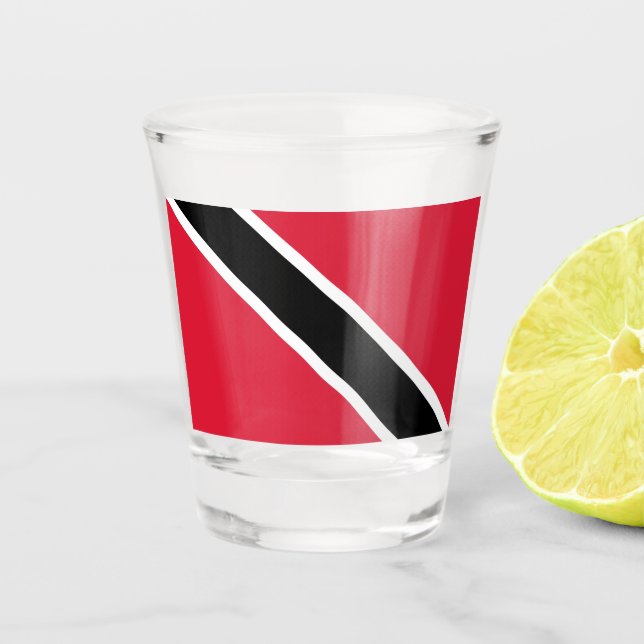 Verre A Shot Drapeau de Trinité-et-Tobago (Devant)