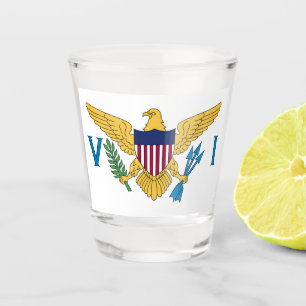 Verre A Shot Drapeau des îles Vierges américaines