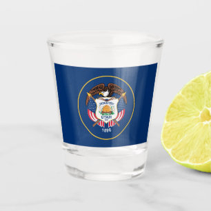 Verre A Shot Drapeau d'État de l'Utah
