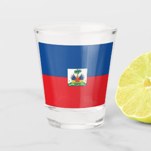 Verre A Shot Drapeau d'Haïti