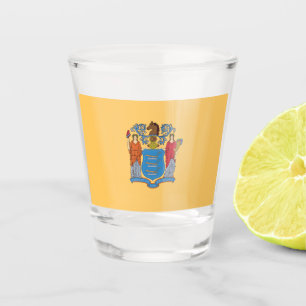Verre A Shot Drapeau du New Jersey
