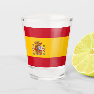 Verre A Shot Drapeau Espagne