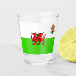 Verre A Shot Drapeau gallois