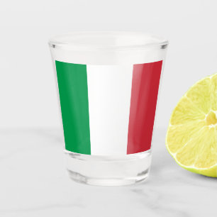 Verre A Shot Drapeau Italie