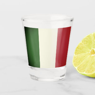 Verre A Shot Drapeau italien