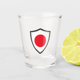 Verre A Shot Drapeau japonais