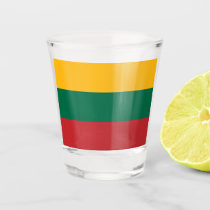 Verre A Shot Drapeau Lituanie