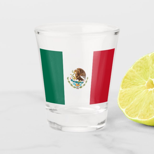 Verre A Shot Drapeau mexicain (Devant)