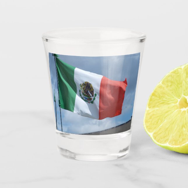 Verre A Shot Drapeau national mexicain (Devant)