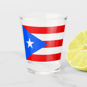 Verre A Shot Drapeau portoricain (Porto Rico)