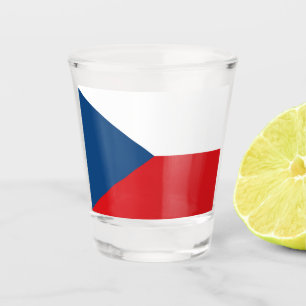 Verre A Shot Drapeau République tchèque
