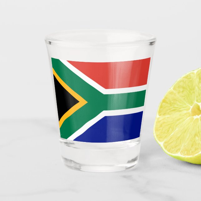 Verre A Shot Drapeau sud-africain (Devant)