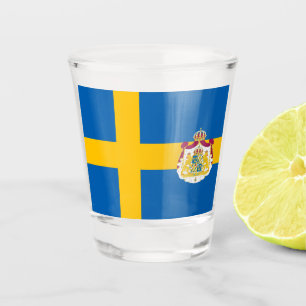 Verre A Shot Drapeau suédois