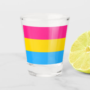 Verre A Shot Drapeau transexuel