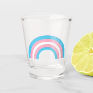 Verre A Shot Drapeau Transgenre Rainbow Pride