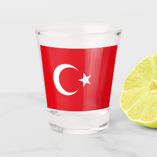 Verre A Shot Drapeau turc (Turquie)