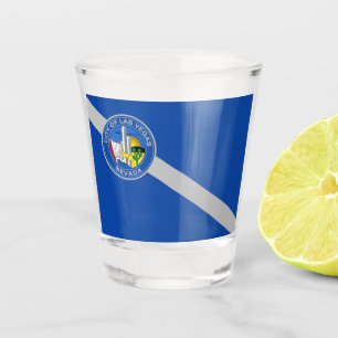 Verre A Shot Drapeau urbain de Las Vegas