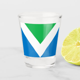 Verre A Shot Drapeau végan international