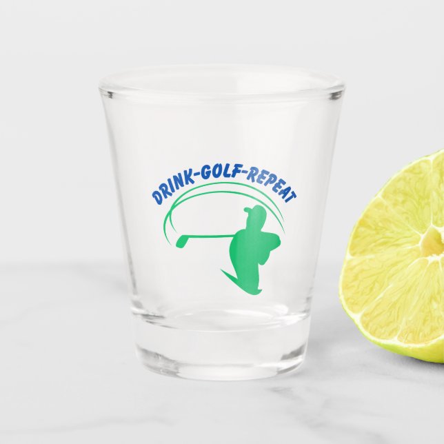 Verre A Shot Drink Golf Repeat (Devant)