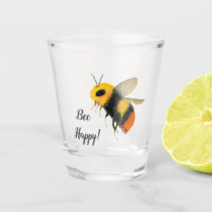 Verre A Shot Drôle Abee Happy