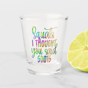 Verre A Shot Drôle Alcool Dit