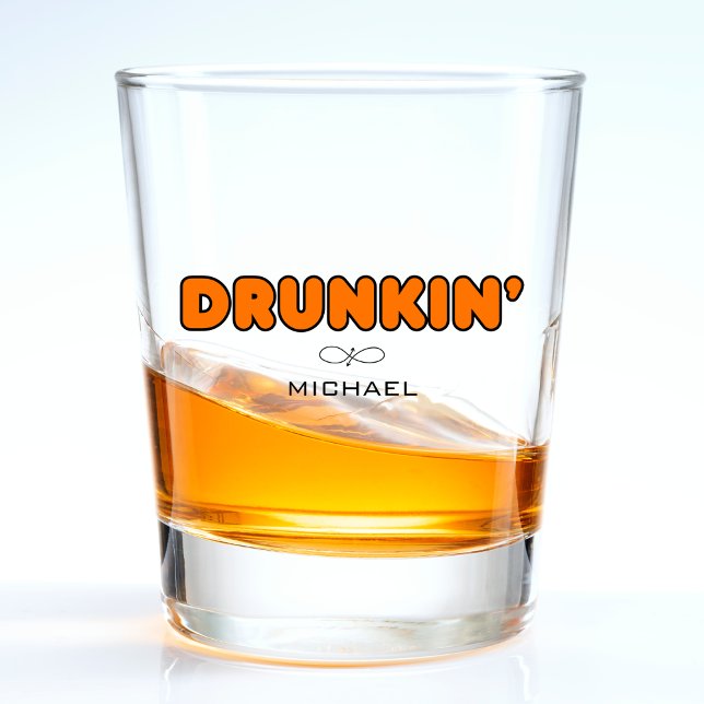Verre A Shot Drôle Drunkin' (Funny Drunkin' Shot Glass)