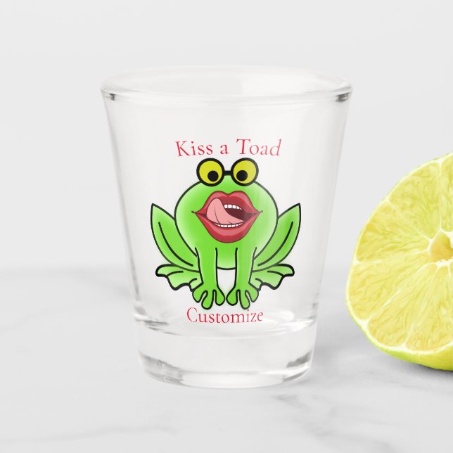 Verre A Shot Drôle Embrasse Un Toad Thunder_Cove (Devant)