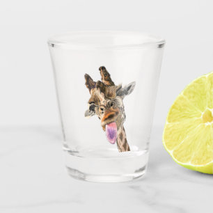 Verre A Shot Drôle Giraffe Shot Glass Cadeau