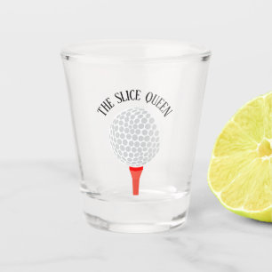 Verre A Shot Drôle Le Slice Queen Golf Ball Tee
