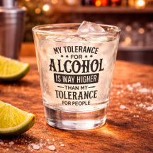 Drôle Ma tolérance à l'alcool et aux gens