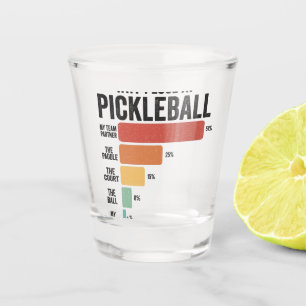 Verre A Shot Drôle Pickleball Dink Sport Pourquoi J'Ai Perdu Pi