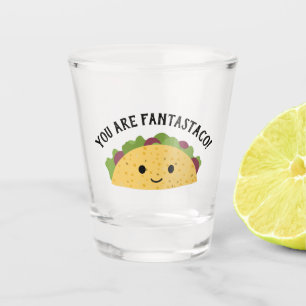 Verre A Shot Drôle Vous êtes Fantastaco Cute Kawaii Taco