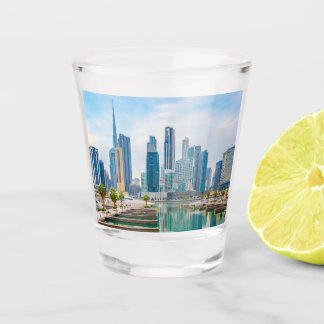 Verre A Shot Dubai Business Bay Émirats arabes unis Burj Khali