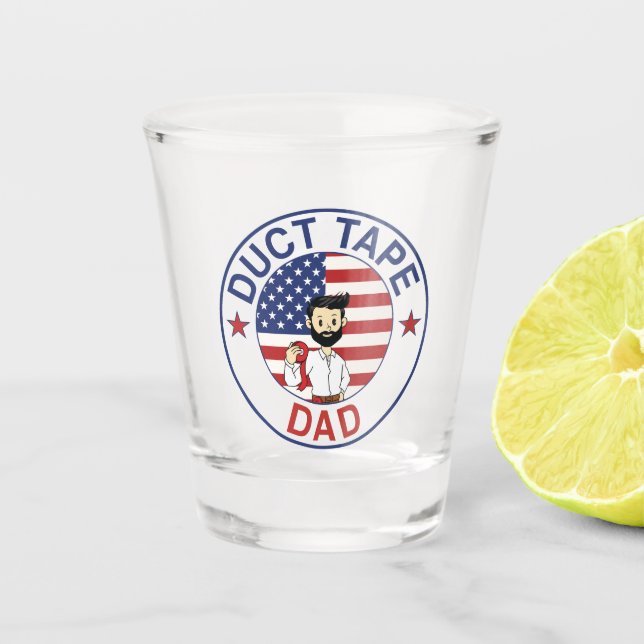 Verre A Shot Duct Tape Dad - Shot glass (Devant)
