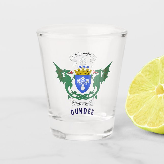 Verre A Shot Dundee - Écosse - Armoiries (Devant)