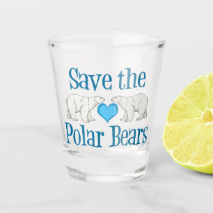 Verre A Shot Économies mignonnes les ours blancs