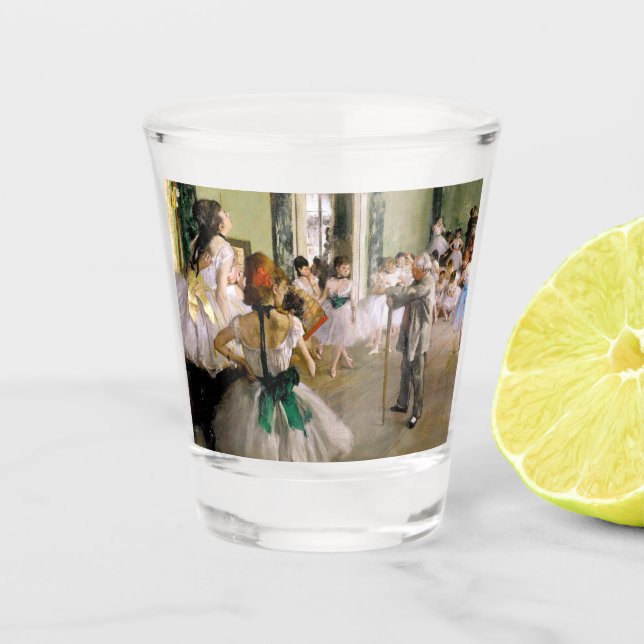 Verre A Shot Edgar Degas La Classe Danse (Devant)