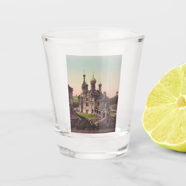 Verre A Shot Église orthodoxe russe à Moscou (Devant)