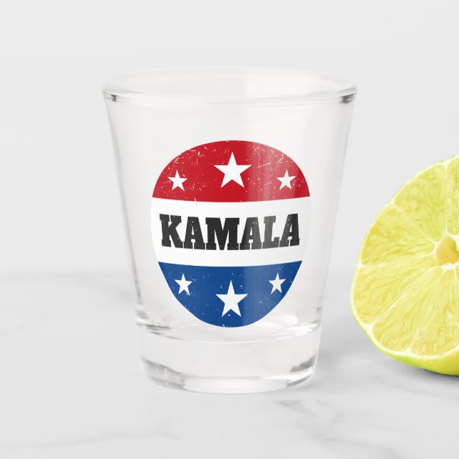 Verre A Shot Élection Kamala Harris 2024 V (Devant)